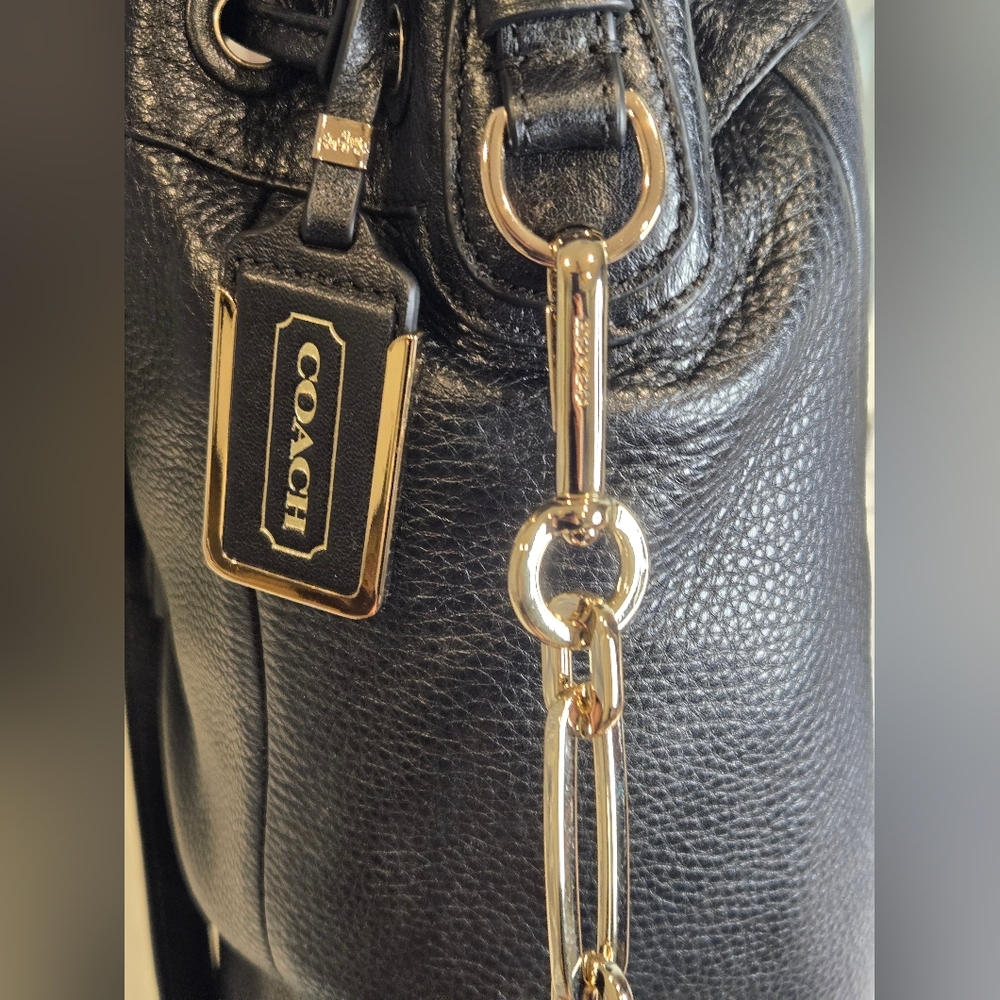 Coach Madison Pinnacle Leather Large Drawstring Shoulder Bag - Picture 5 of 15